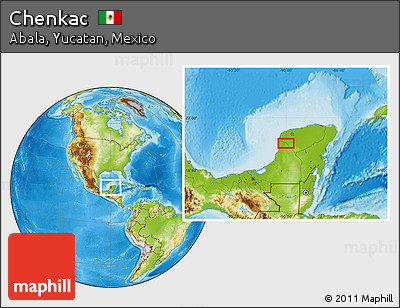 Physical Location Map of Chenkac
