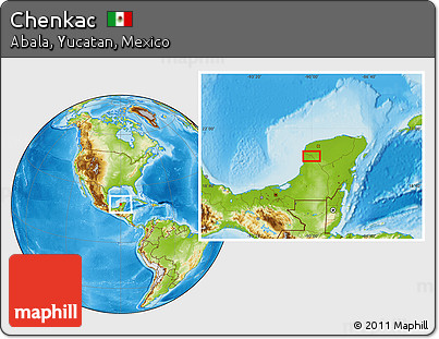 Physical Location Map of Chenkac