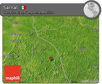 Satellite Map of Sarnal