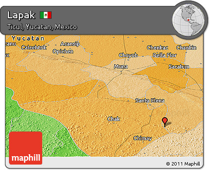 Political Panoramic Map of Lapak