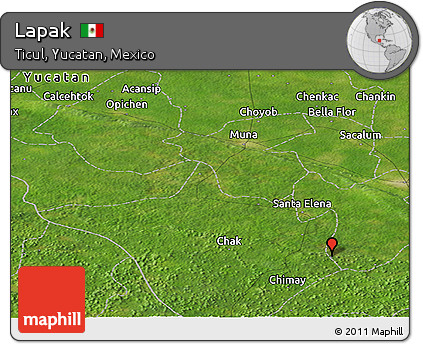 Satellite Panoramic Map of Lapak