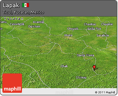 Satellite Panoramic Map of Lapak