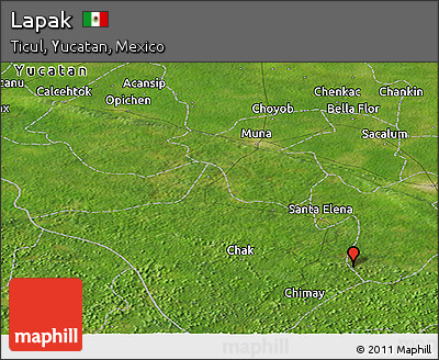Satellite Panoramic Map of Lapak