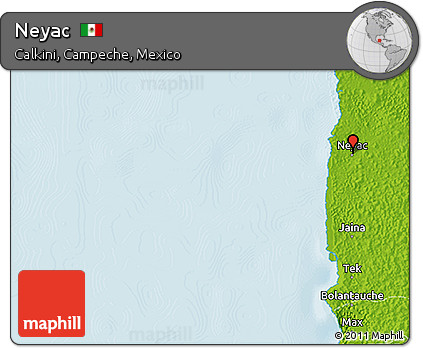 Physical 3D Map of Neyac