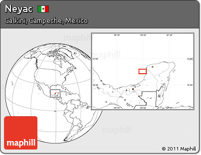 Blank Location Map of Neyac