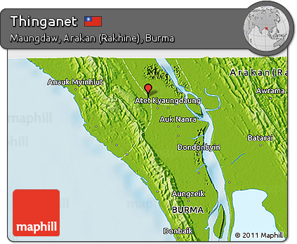 Physical 3D Map of Thinganet