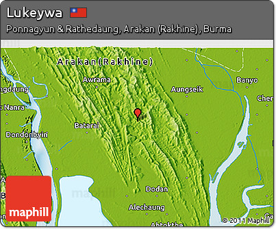 Physical 3D Map of Lukeywa