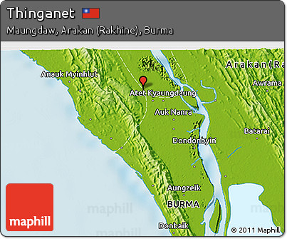 Physical 3D Map of Thinganet