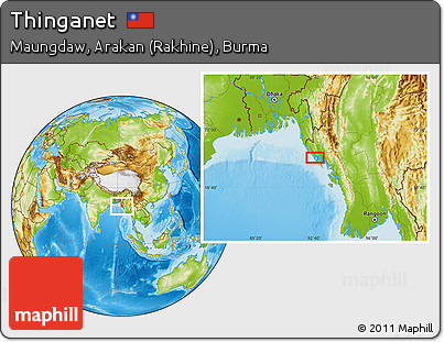 Physical Location Map of Thinganet