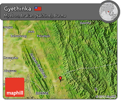 Satellite Map of Gyethinka