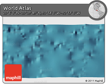 Satellite 3D Map of the Area around 20° 22' 55" N, 93° 25' 30" W