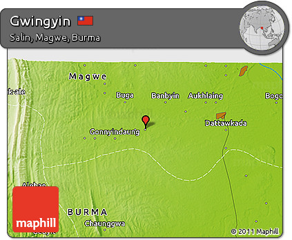 Physical 3D Map of Gwingyin