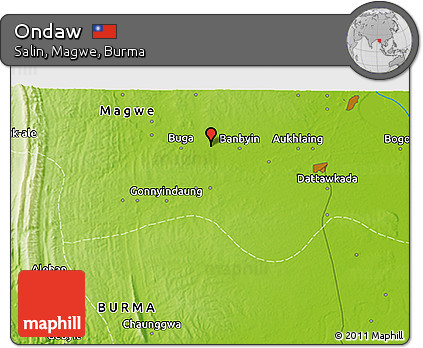 Physical 3D Map of Ondaw