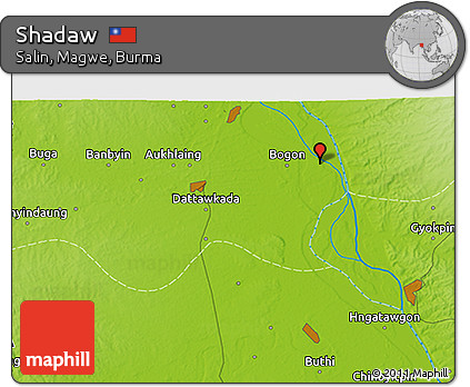 Physical 3D Map of Shadaw
