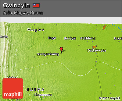 Physical 3D Map of Gwingyin