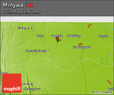 Physical 3D Map of Minywa