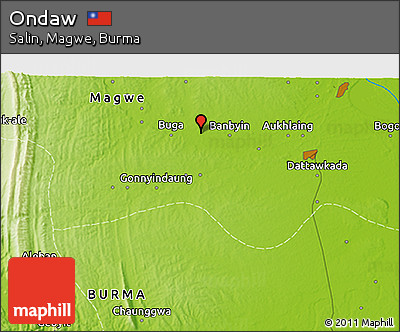 Physical 3D Map of Ondaw