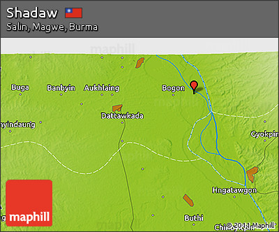 Physical 3D Map of Shadaw