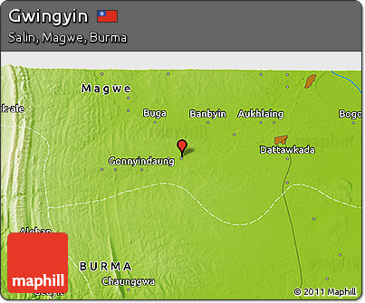 Physical 3D Map of Gwingyin