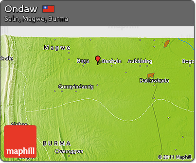 Physical 3D Map of Ondaw