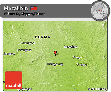 Physical 3D Map of Mezalibin