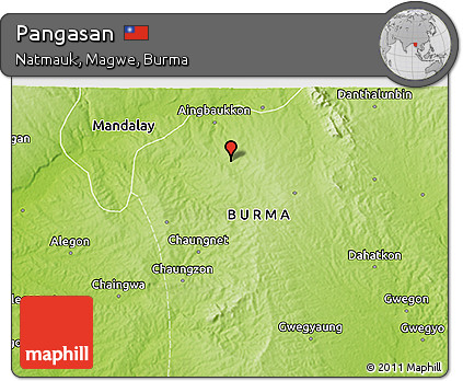 Physical 3D Map of Pangasan