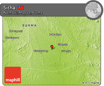 Physical 3D Map of Sitha