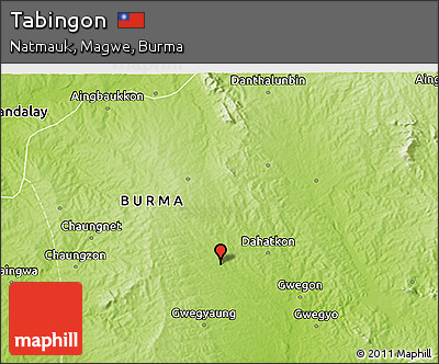 Physical 3D Map of Tabingon