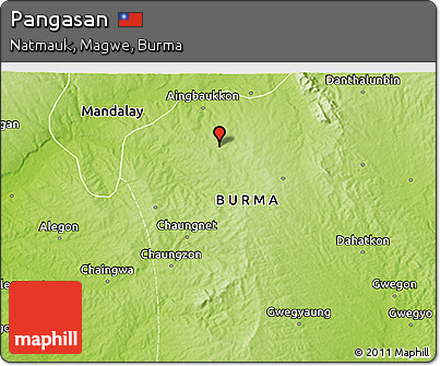 Physical 3D Map of Pangasan