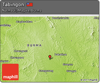 Physical 3D Map of Tabingon