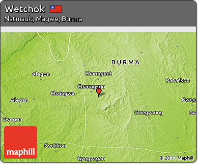 Physical 3D Map of Wetchok