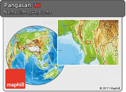 Physical Location Map of Pangasan