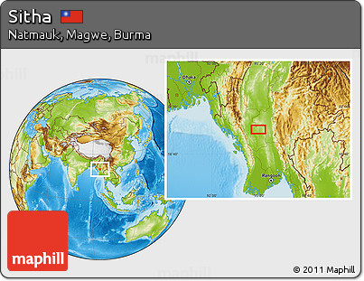 Physical Location Map of Sitha