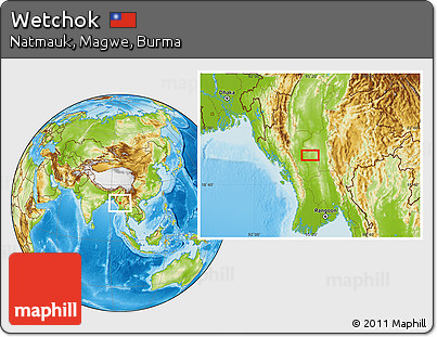 Physical Location Map of Wetchok