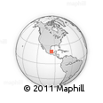 Outline Map of the Area around 20° 22' 55" N, 95° 58' 29" W, rectangular outline