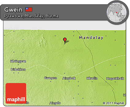 Physical 3D Map of Gwein