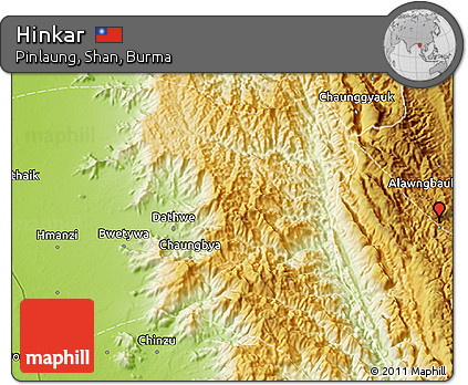 Physical 3D Map of Hinkar