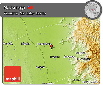 Physical 3D Map of Natsingyi