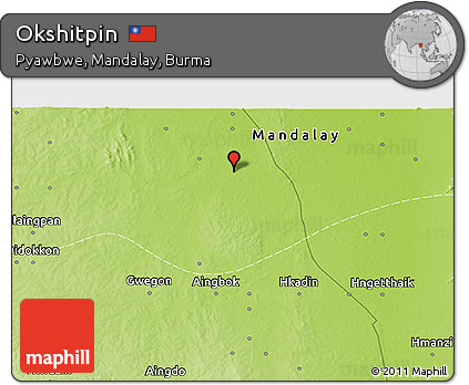 Physical 3D Map of Okshitpin
