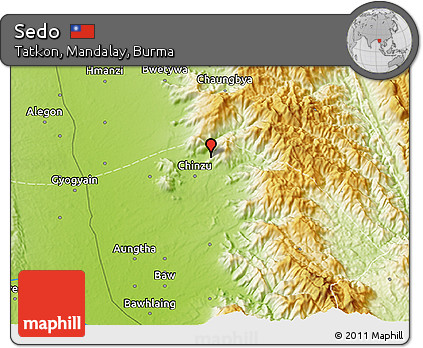 Physical 3D Map of Sedo