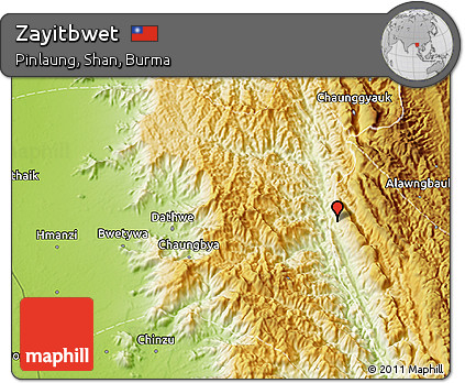 Physical 3D Map of Zayitbwet