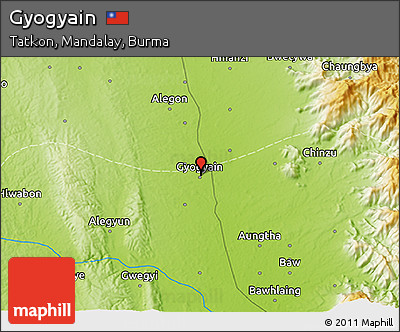 Physical 3D Map of Gyogyain