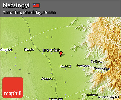 Physical 3D Map of Natsingyi