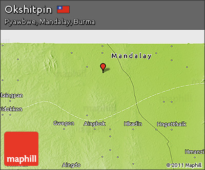 Physical 3D Map of Okshitpin