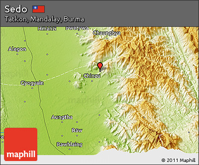 Physical 3D Map of Sedo