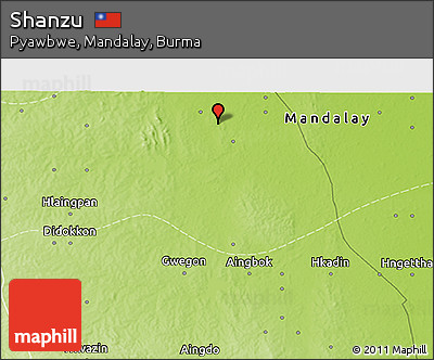 Physical 3D Map of Shanzu