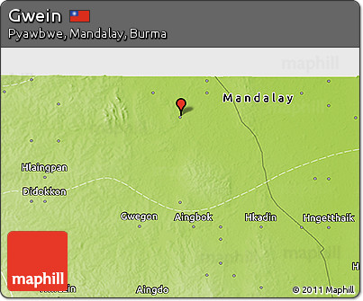 Physical 3D Map of Gwein