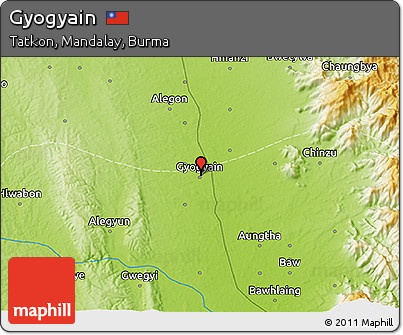 Physical 3D Map of Gyogyain