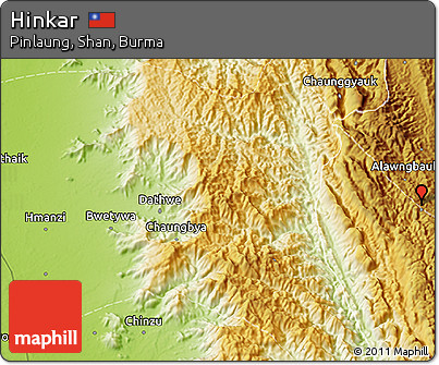 Physical 3D Map of Hinkar
