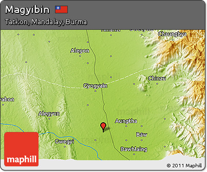 Physical 3D Map of Magyibin